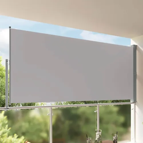 Uvlačiva bočna tenda za terasu 160 x 300 cm siva - Siva 160 x 300 cm 1 Siva Cijena