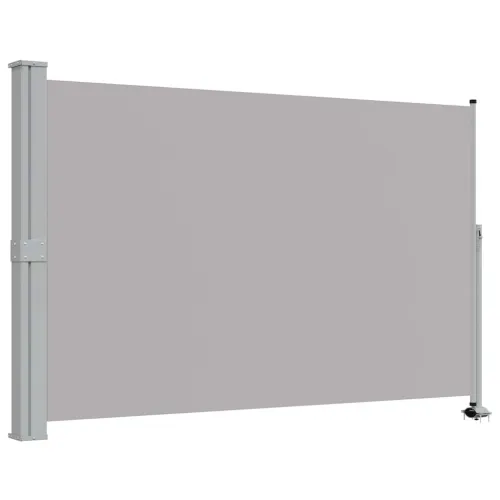 Uvlačiva bočna tenda za terasu 160 x 300 cm siva - Siva 160 x 300 cm 1 Siva Cijena