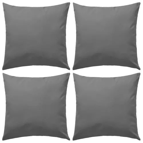Vrtni jastuci 4 kom 45 x 45 cm sivi - Siva 45 x 45 cm 4 Cijena