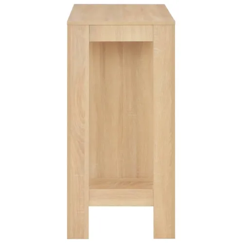 Barski stol s policom boja hrasta 110 x 50 x 103 cm - Boja hrasta Cijena