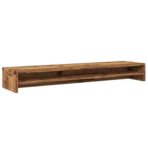 Stalak za monitor boja drva 100 x 24 x 13 cm konstruirano drvo - Staro drvo 1 Staro drvo Cijena