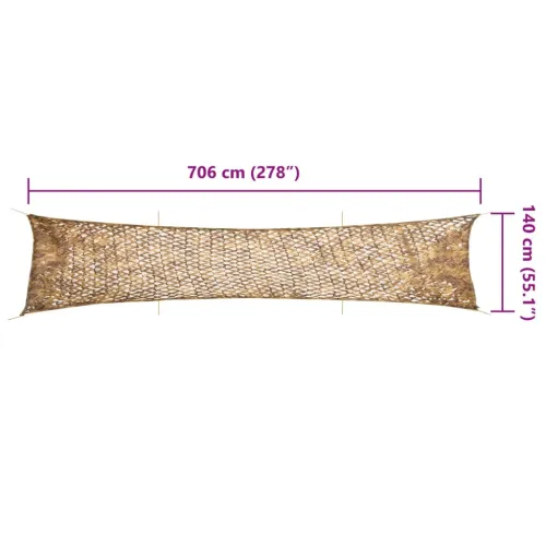 Kamuflažna mreža s torbom za pohranu 706 x 140 m boja pijeska - 706 x 140 cm Cijena