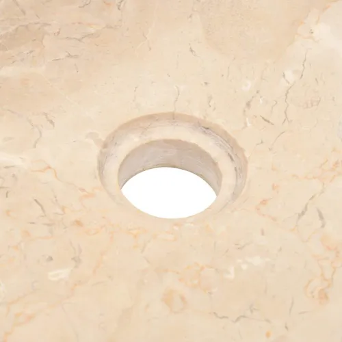 Lavabo - Umivaonik 45 x 30 x 12 cm mramorni visoki sjaj krem - Krema Cijena