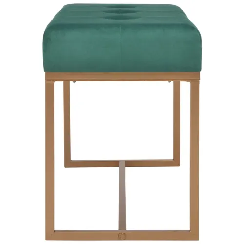 Klupa 80 cm zelena baršunasta - Zelena 80 cm Cijena