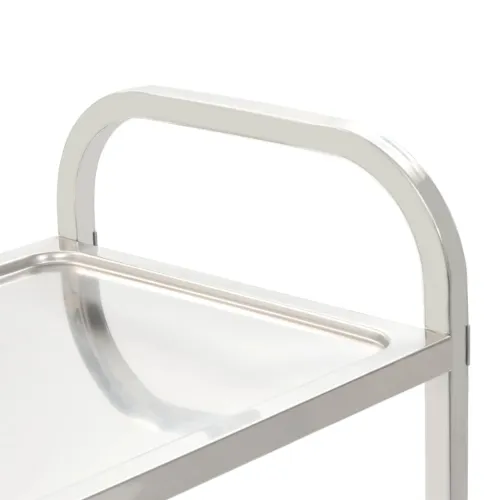 Kuhinjska kolica s 4 razine od nehrđajućeg čelika 107x55x125 cm - 107 x 55 x 125 cm (4 razine) Cijena