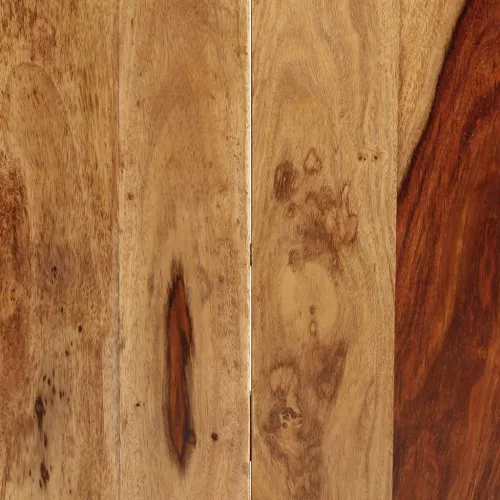 Blagovaonski stol od masivnog drva akacije 160 x 80 x 75 cm - Crna 160 x 80 x 75 cm Masivno bagremovo drvo Cijena