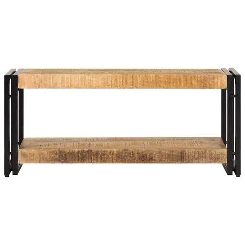 TV ormarić od masivnog drva manga 90 x 30 x 40 cm - Crna 90 cm masivno drvo manga Cijena