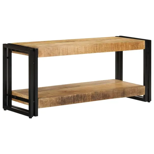 TV ormarić od masivnog drva manga 90 x 30 x 40 cm - Crna 90 cm masivno drvo manga Cijena