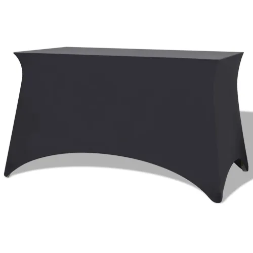 Rastezljiva Navlaka za Stol 2 kom 120x60,5x74 cm Antracit - Antracit 120 x 60.5 x 74 cm 2 Antracit Cijena
