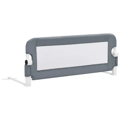 Sigurnosna ogradica za dječji krevet siva 102 x 42 cm poliester - Siva 102 x 42 cm 1 Cijena