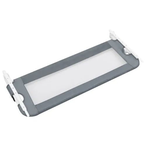 Sigurnosna ogradica za dječji krevet siva 102 x 42 cm poliester - Siva 102 x 42 cm Cijena