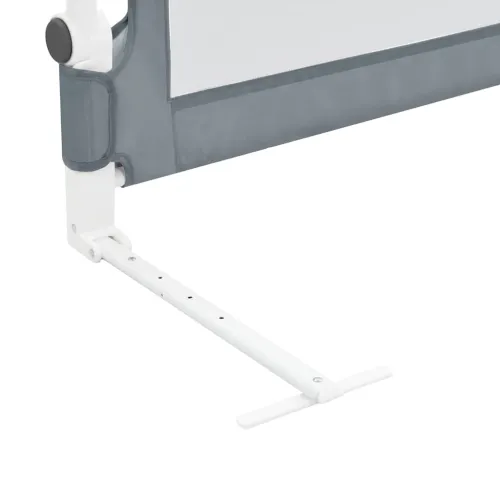 Sigurnosna ogradica za dječji krevet siva 180 x 42 cm poliester - Siva 180 x 42 cm Cijena