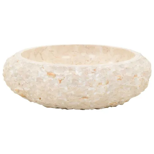 Lavabo - Umivaonik 40 x 12 cm mramorni krem - Krema Cijena