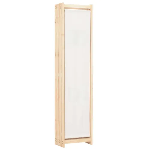 Paravan - Sobna pregrada sa 6 panela od tkanine 240 x 170 x 4 cm krem - Krema 6 Cijena