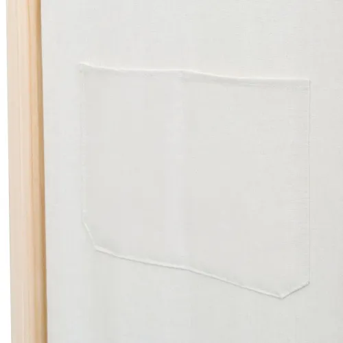 Paravan - Sobna pregrada sa 6 panela od tkanine 240 x 170 x 4 cm krem - Krema 6 Cijena