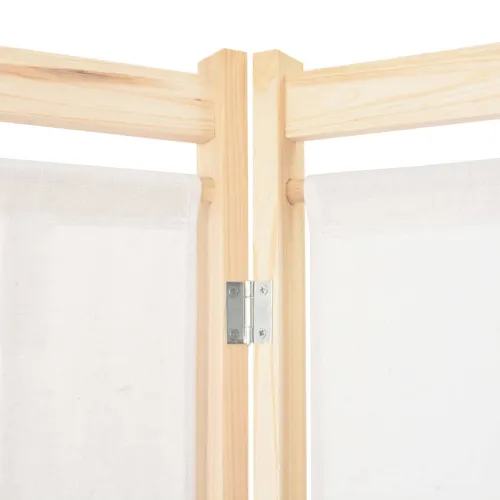 Paravan - Sobna pregrada sa 6 panela od tkanine 240 x 170 x 4 cm krem - Krema 6 Cijena