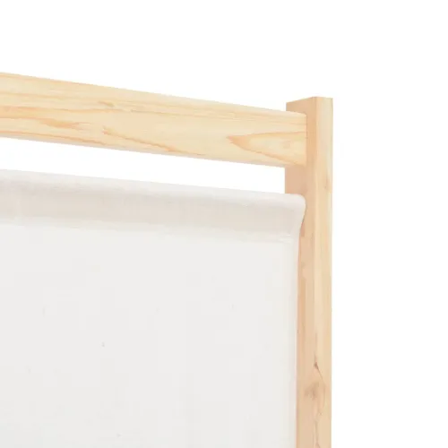 Paravan - Sobna pregrada sa 6 panela od tkanine 240 x 170 x 4 cm krem - Krema 6 Cijena