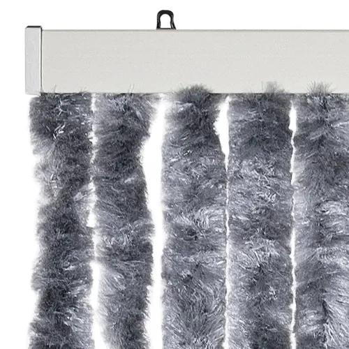 Zavjesa protiv muha - Zastor protiv insekata srebrni 90 x 220 cm šenil - Srebrno 90 x 220 cm Cijena