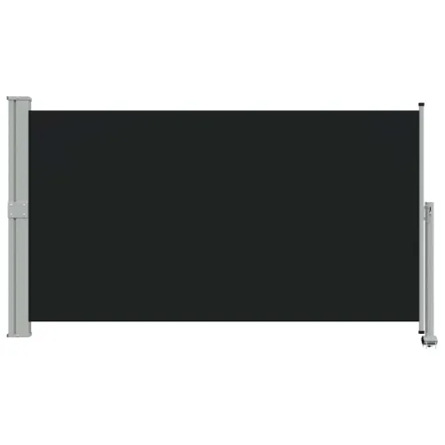 Uvlačiva bočna tenda za terasu 140 x 300 cm crna - Crna 140 x 300 cm Cijena