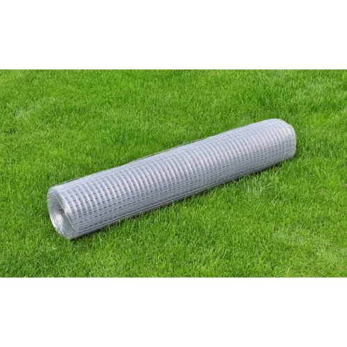 Mrežasta ograda od pocinčanog čelika kvadratna 1 x 25 m srebrna - Srebrno 25 x 1 m 1 19 x 19 mm Cijena