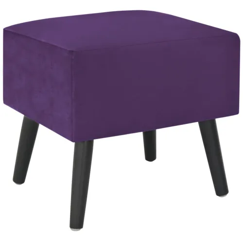 Noćni ormarić tamnoljubičasti 40 x 35 x 40 cm baršunasti - Ljubičasta 1 Cijena