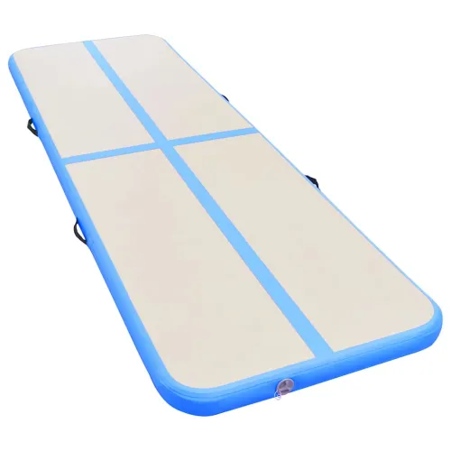 Strunjača na napuhavanje s crpkom 300 x 100 x 10 cm PVC plava - Plava 300 x 100 x 10 cm Cijena