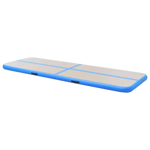 Strunjača na napuhavanje s crpkom 400 x 100 x 10 cm PVC plava - Plava 400 x 100 x 10 cm Cijena