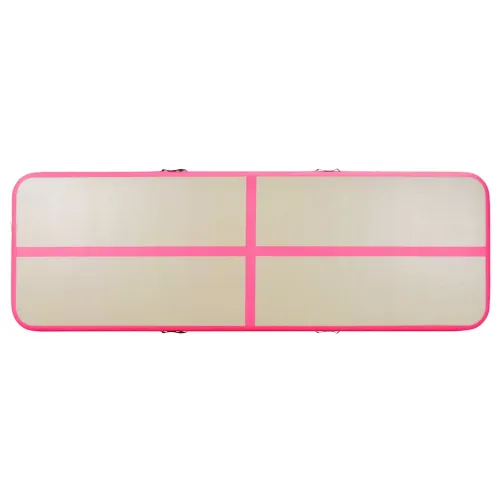 Strunjača na napuhavanje s crpkom 600 x 100 x 10 cm PVC roza - Ružičasta 600 x 100 x 10 cm Cijena