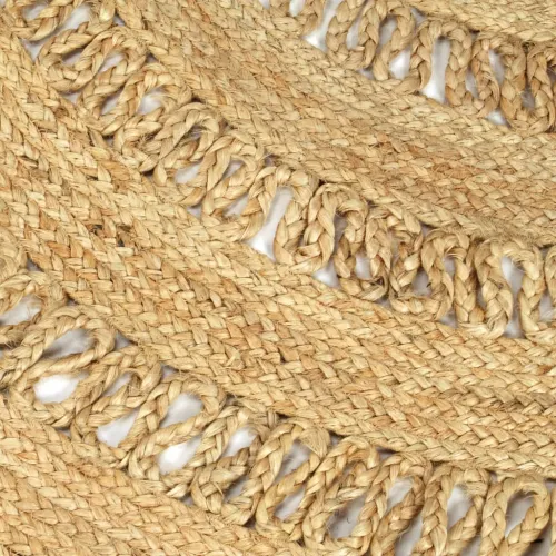 Ručno rađeni pleteni tepih od jute 120 cm - 120 cm Cijena