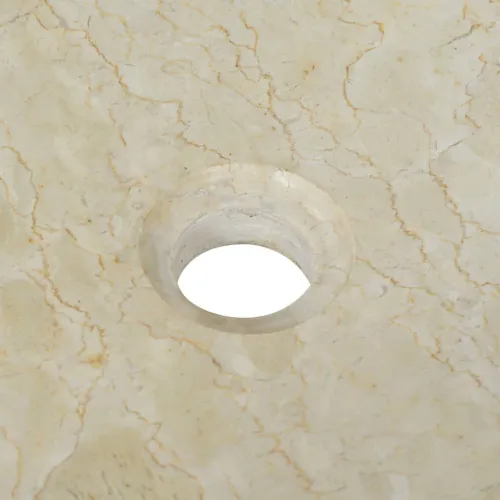 Lavabo - Umivaonik 50 x 35 x 12 cm mramorni krem - Krema Cijena