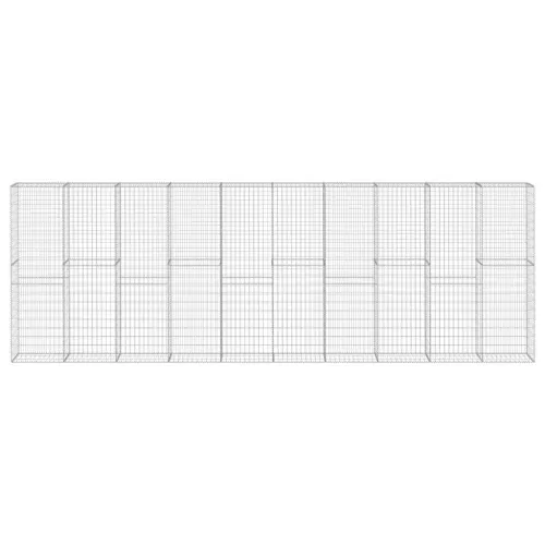Gabionski zid s poklopcima od pocinčanog čelika 600x30x200 cm - 600 x 30 x 200 cm 1 600 x 30 x 200 cm Cijena