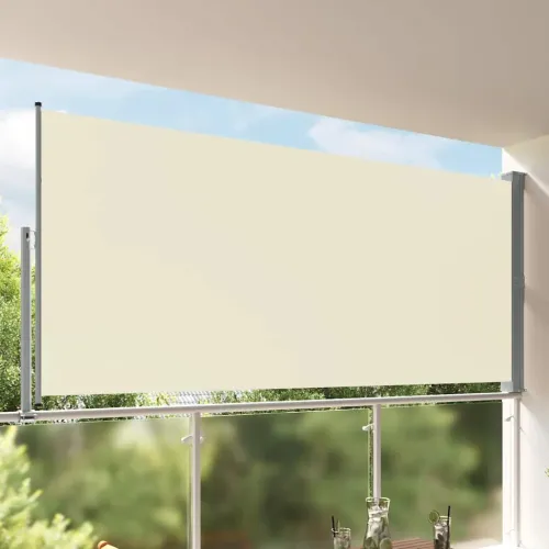 Uvlačiva bočna tenda za terasu 160 x 300 cm krem - Krema 160 x 300 cm 1 Krema Cijena