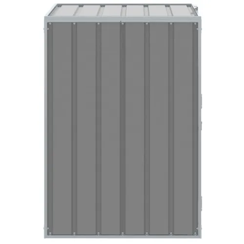 Spremište za jednu kantu za otpad siva 72x81x115 cm čelično - Siva 1 Cijena