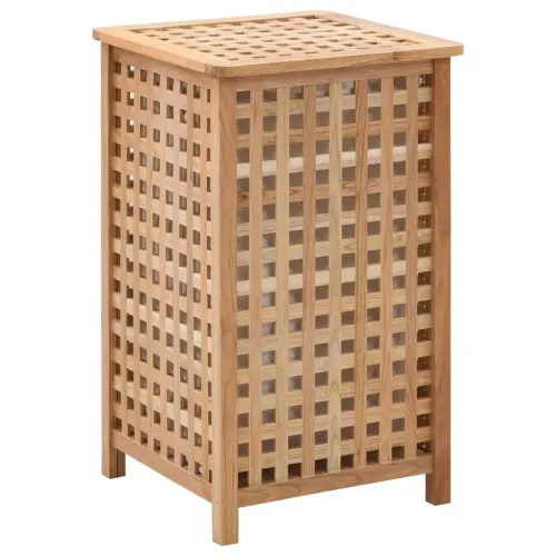 Košara za rublje 39 x 39 x 65 cm od masivnog drva oraha - 39 x 39 x 65 cm Cijena