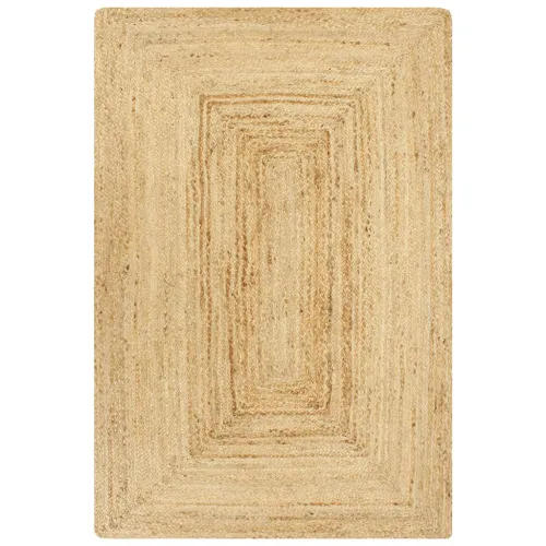 Ručno rađeni tepih od jute prirodne boje 80 x 160 cm - 80 x 160 cm Prirodna Cijena