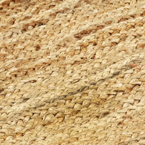 Ručno rađeni tepih od jute prirodne boje 80 x 160 cm - 80 x 160 cm Prirodna Cijena