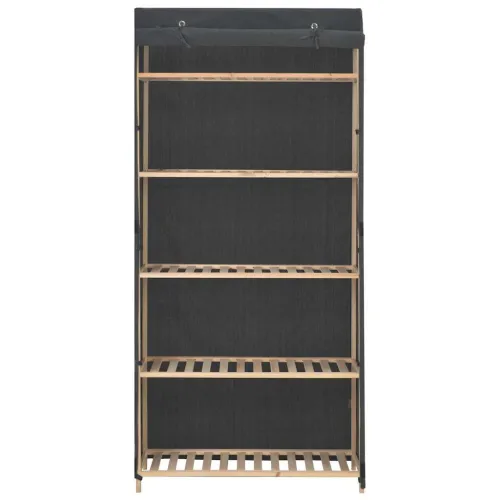 Ormar od tkanine sivi 79 x 40 x 170 cm  - Siva 1 1 Siva Cijena