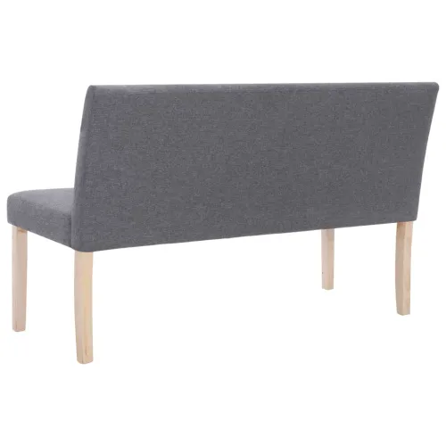 Klupa od poliestera 139,5 cm svjetlosiva - Svjetlosiva Cijena