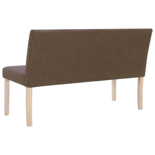 Klupa od poliestera 139,5 cm smeđa - Smeđa Cijena
