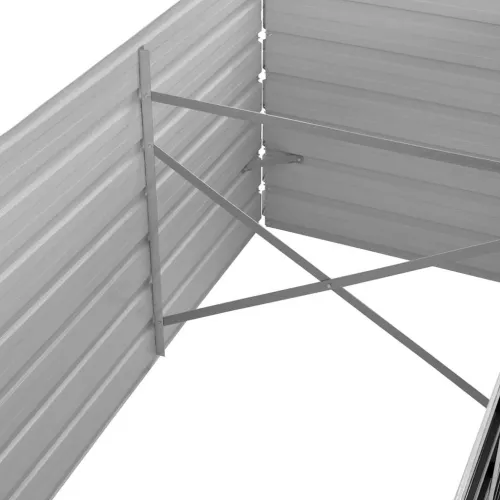 Povišena gredica - Vrtna gredica antracit 240x80x77 cm pocinčani čelik - 240 x 80 x 77 cm Cijena