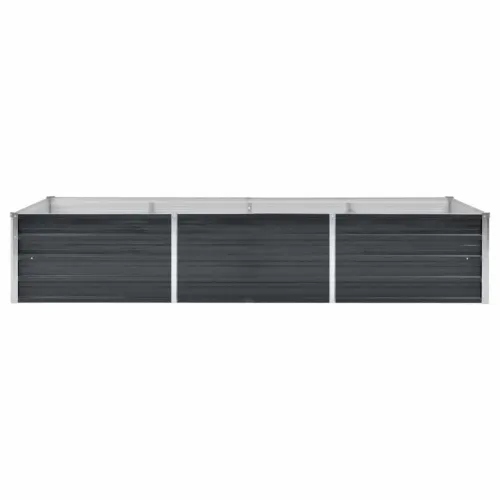 Povišena gredica - Vrtna gredica antracit 240x80x45 cm pocinčani čelik - 240 x 80 x 45 cm Cijena