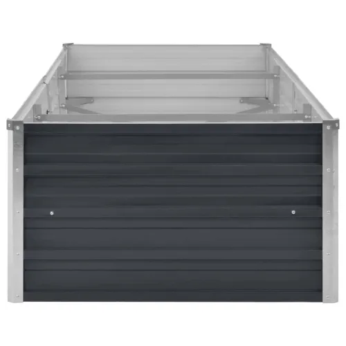 Povišena gredica - Vrtna gredica antracit 240x80x45 cm pocinčani čelik - 240 x 80 x 45 cm Cijena