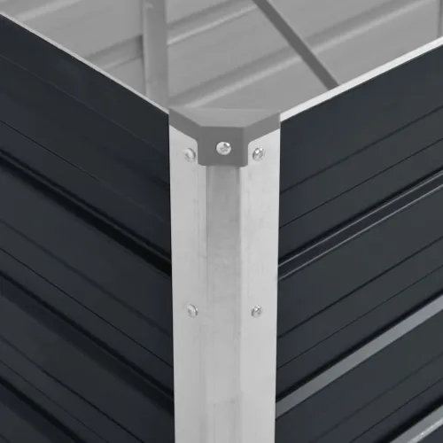 Povišena gredica - Vrtna gredica antracit 320x80x77 cm pocinčani čelik - 320 x 80 x 77 cm Cijena