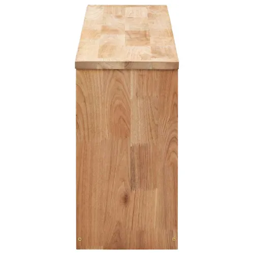 Klupa za pohranu cipela od masivne orahovine 94 x 20 x 38 cm Cijena
