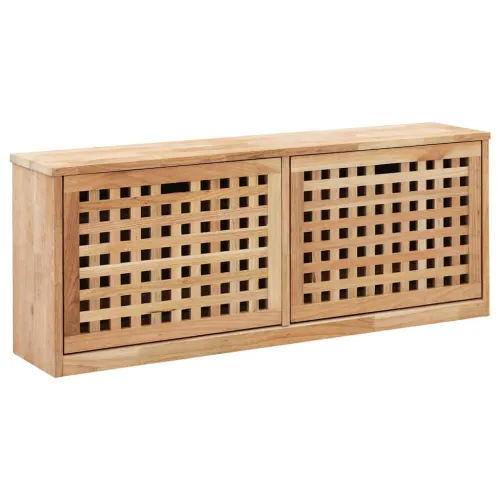 Klupa za pohranu cipela od masivne orahovine 94 x 20 x 38 cm - 1 38 cm 94 cm 1 Cijena