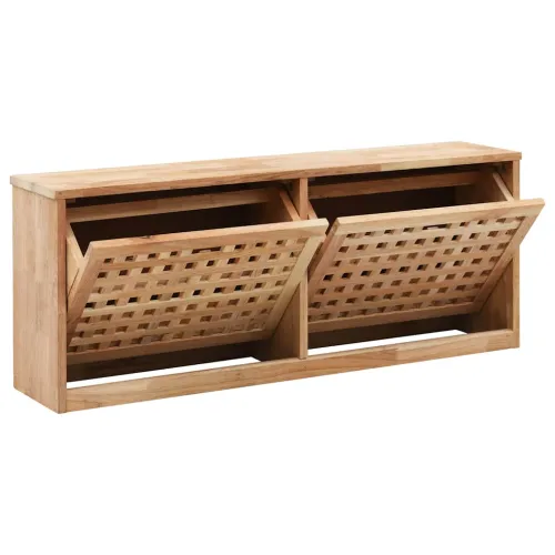 Klupa za pohranu cipela od masivne orahovine 94 x 20 x 38 cm - 1 38 cm 94 cm 1 Cijena