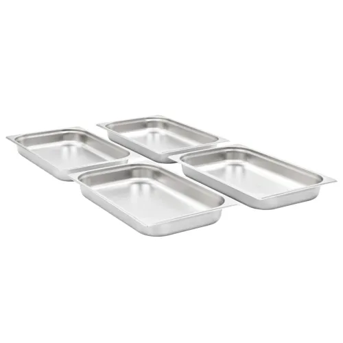 Posude Gastronorm 4 kom GN 1/1 65 mm od nehrđajućeg čelika  - 530 x 325 x 65 mm Cijena