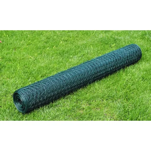 Mreža za kokošinjac (ograda) s PVC oblogom 25 x 0,5 m zelena - Zelena 1 0.5 m Zelena Cijena