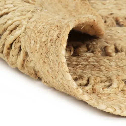 Ručno rađeni pleteni tepih od jute 90 cm - 90 cm Cijena
