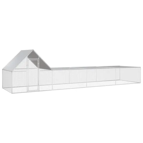 Kokošinjac od pocinčanog čelika 8 x 2 x 2 m - 8 x 2 x 2 m Cijena